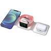 3-in-1 Foldable 15W Magnetic Wireless Charger for Phone, Earphones, and Watch