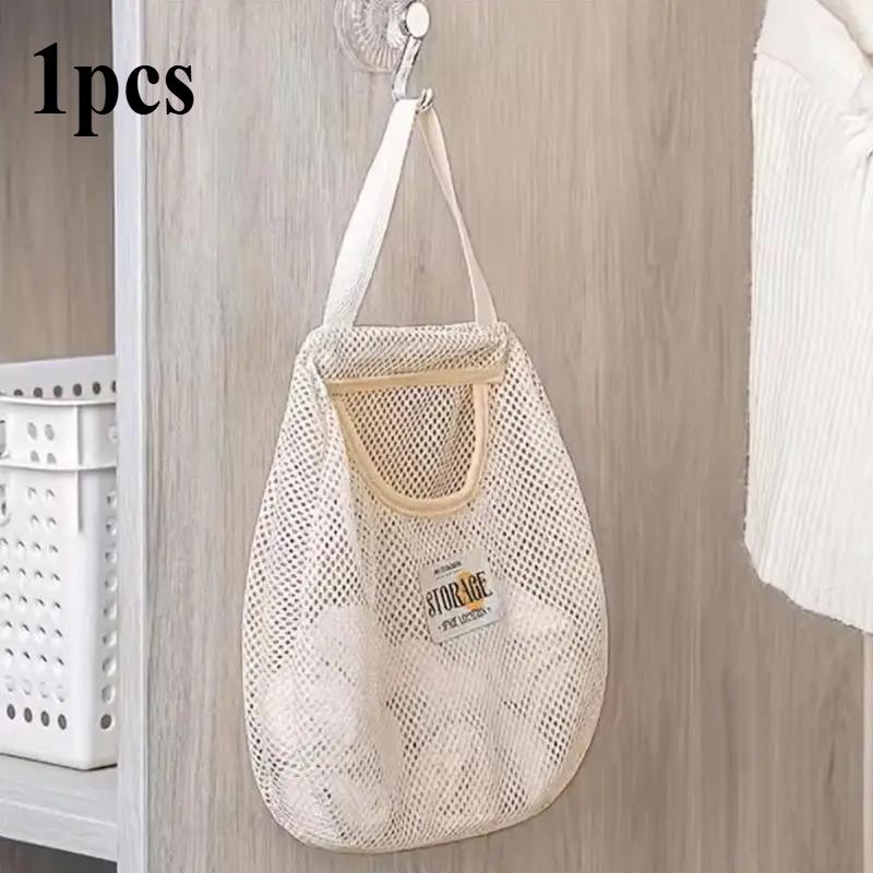 

1/2/3/5pcs Sock Storage Hanging Bag Wardrobe Hanging Underwear Storage Bag Wall Mounted Dormitory Perforated Bag 1pcs бежевый
