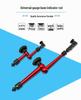 Magnetic Table Base with Dial and Lever Indicator, Universal Bracket Clamp, and Fine Adjustment Rod Accessories