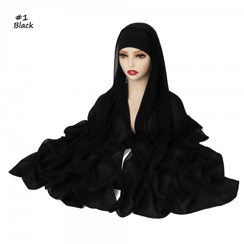 Premium Solid Color Modal Rayon Scarf With Matching Beanie Set Lightweight Wrap Shawl All