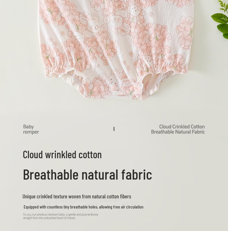 A-Class Pure Cotton Sleeveless Baby Summer Romper - Thin One-Piece Infant & Toddler Outerwear