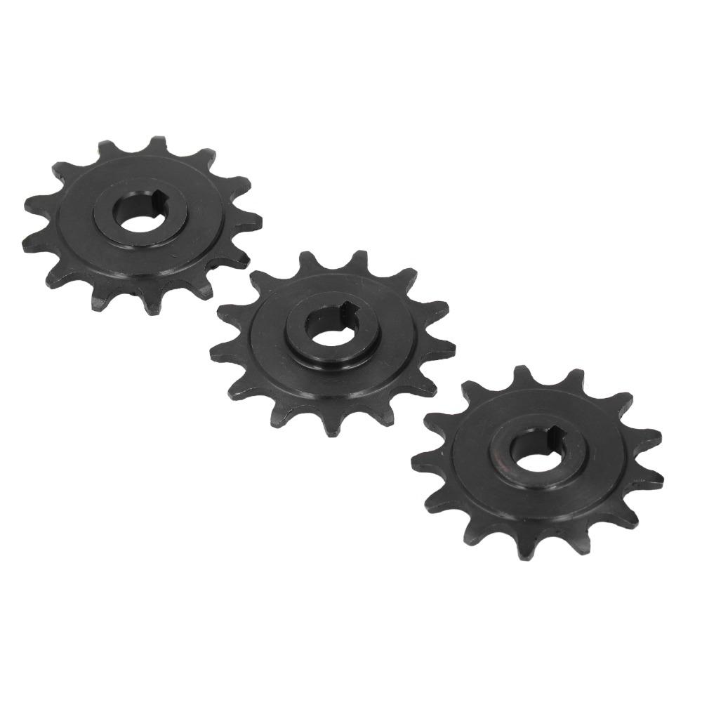 3PCS 12mm Inner Diameter Electric Bicycle Motor Sprocket for Go Ped 26CC 43CC 49CC Mini Bike