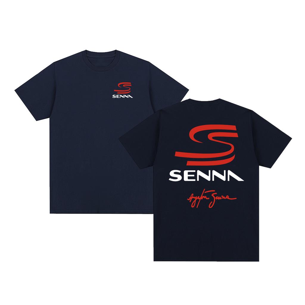 Ayrton Senna Vintage Tshirt Racing Brazilian Graphic Oversized Breathable Cotton Men T Shirt New Tee Tshirt Womens Tops