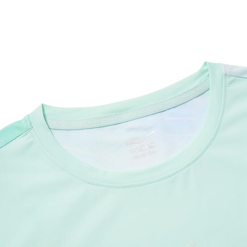 ERKE Boys' Breathable Round Neck Short Sleeve Summer T-Shirt