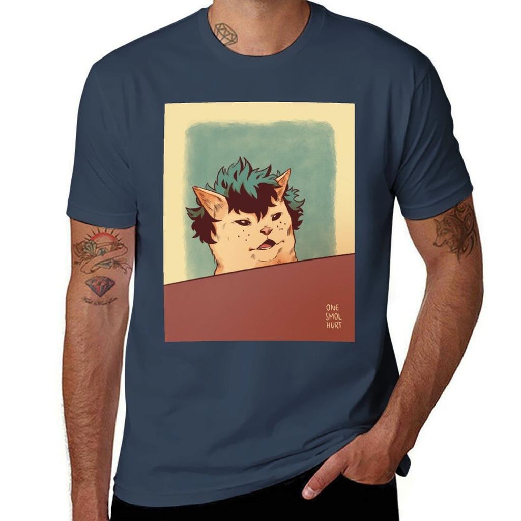 Deku Cat TShirt Breathable Lightweight Summer Top