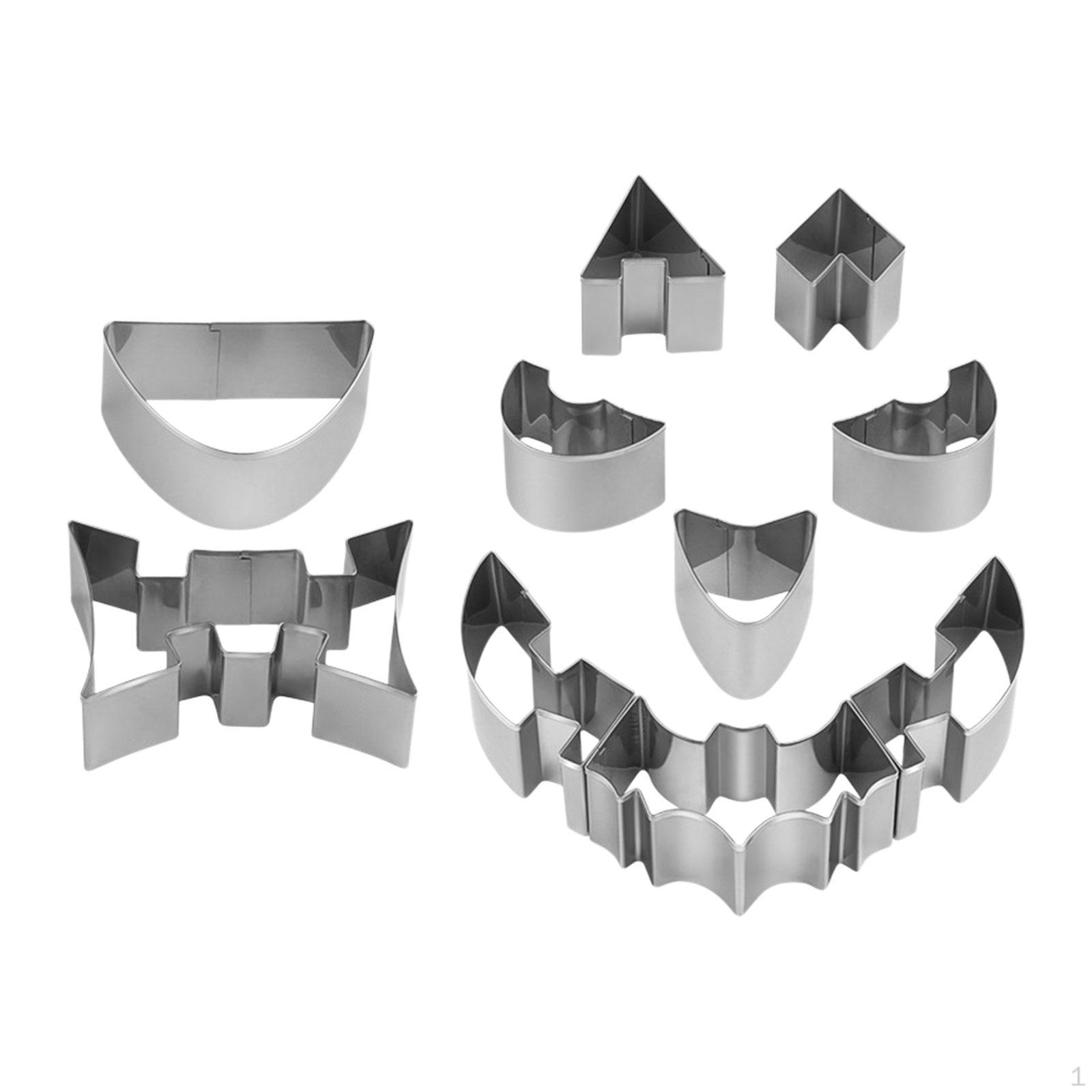 Halloween Pumpkin Carving Tools Heavy Duty Stainless Steel Carver Engraving Tool for 10PCS