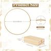AEE4-8 Pouces Anneau Floral Métallique Centre de Table Bandes Supports en Bois Pour Décoration de Table DIY Accrochage Mural Décoratif