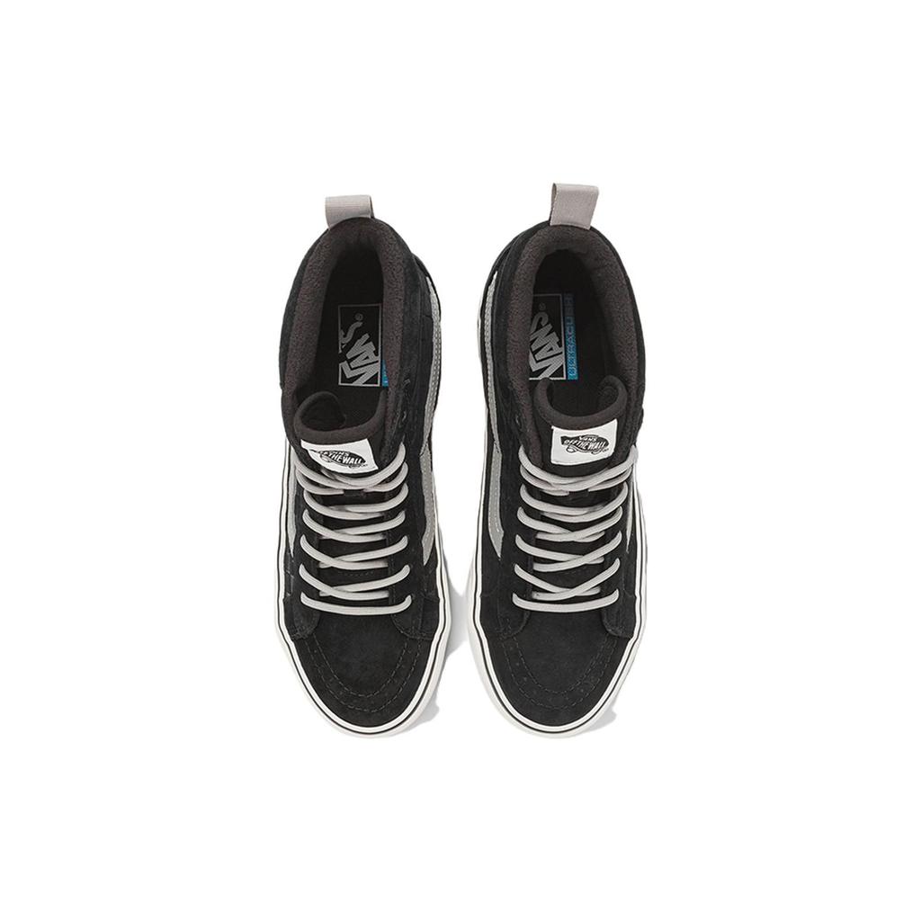 Vans Sk8 Lace-Up High-Top Hiking Shoes Unisex Hiking Shoes Black Gray VN0A5HZYBM8
