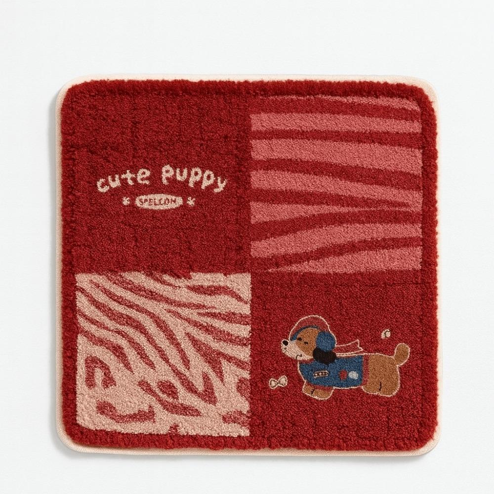 Cartoon Chair Cushion Anti-slip Dining Chair Pad Cute Plush Seat Cushion  Home Office