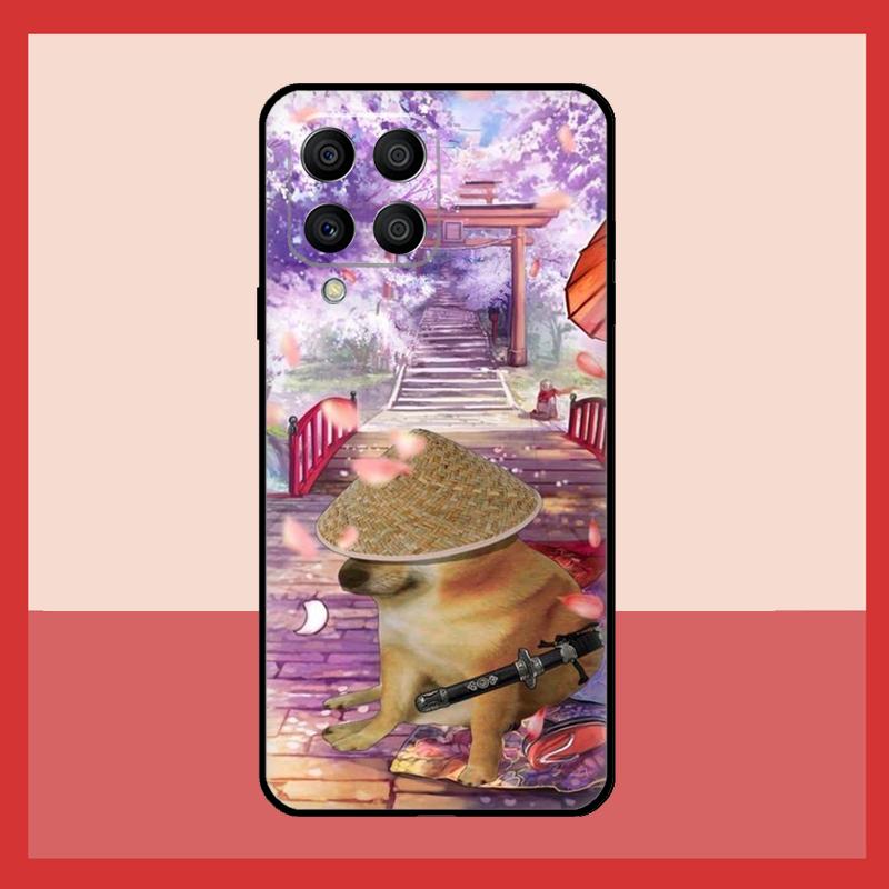 Cheems Doge Meme Funny Doggy Case For Samsung Galaxy M12 M52 M06 M16 M36 M56 M33 M15 M55 M31 M13 M14 M53 M32 M35 M34 M54