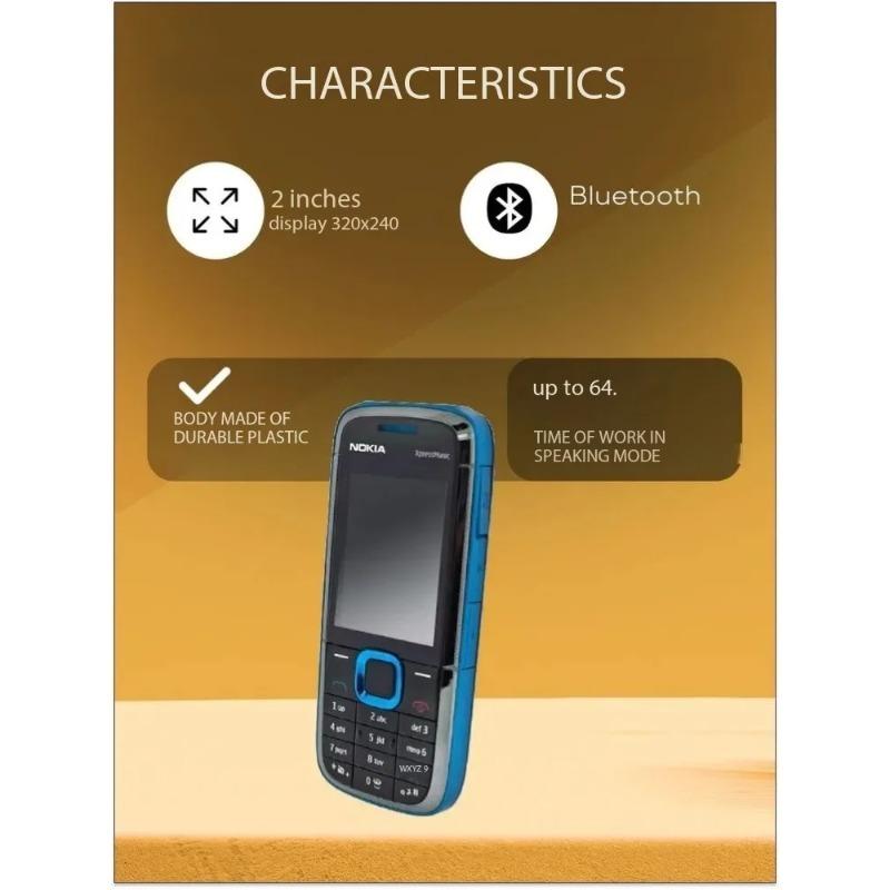 Nokia global version 5130 GSM straight-bar key Xpress music phone