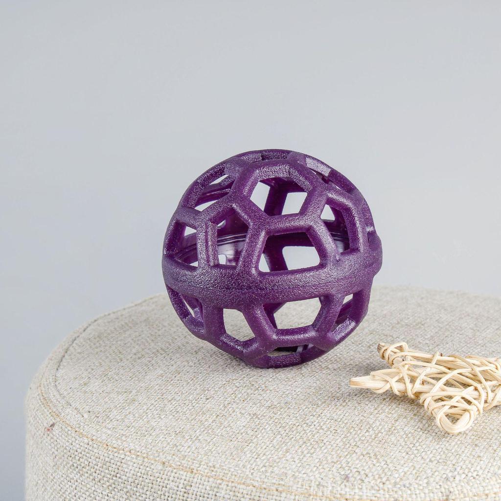 Durable Geometric TPR Pet Toy Ball for Dogs and Cats