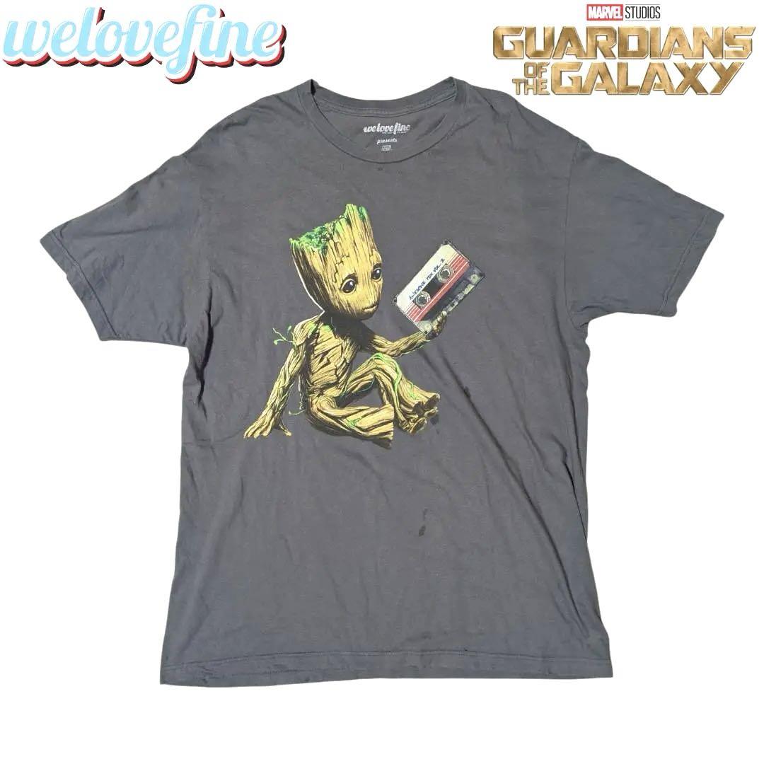 

[USED] welovefine x GUARDIANS Washed Black Short Sleeve T-Shirt