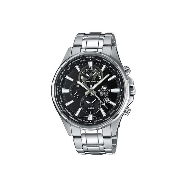 CASIO Men EDIFICE Black Watch EFR-304D-1AVUPF Silver/Black