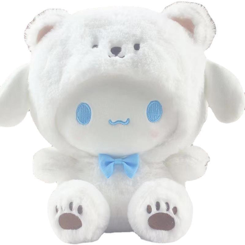 

Милые плюшевые игрушки, плюшевые куклы, украшения для рабочего стола, сюрпризы для детей One Size белый