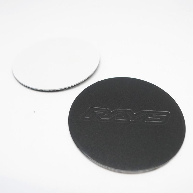 4pcs 45mm 50mm Rays Volk Racing Wheel Center Caps Sticker Car Rims Hubcap Emblem Badge