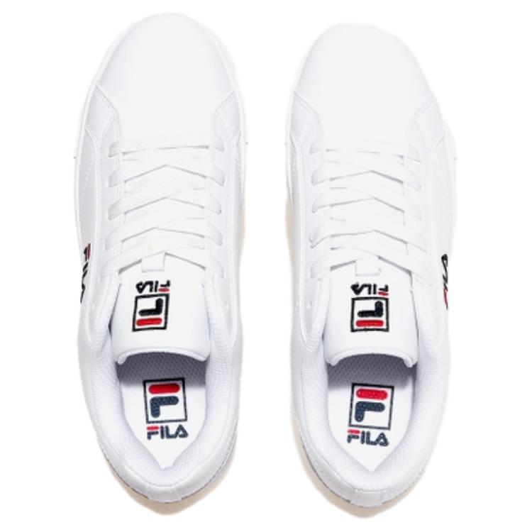 FILA Low top Skateboard Shoes Unisex White Korean Style 1XM01970F_100