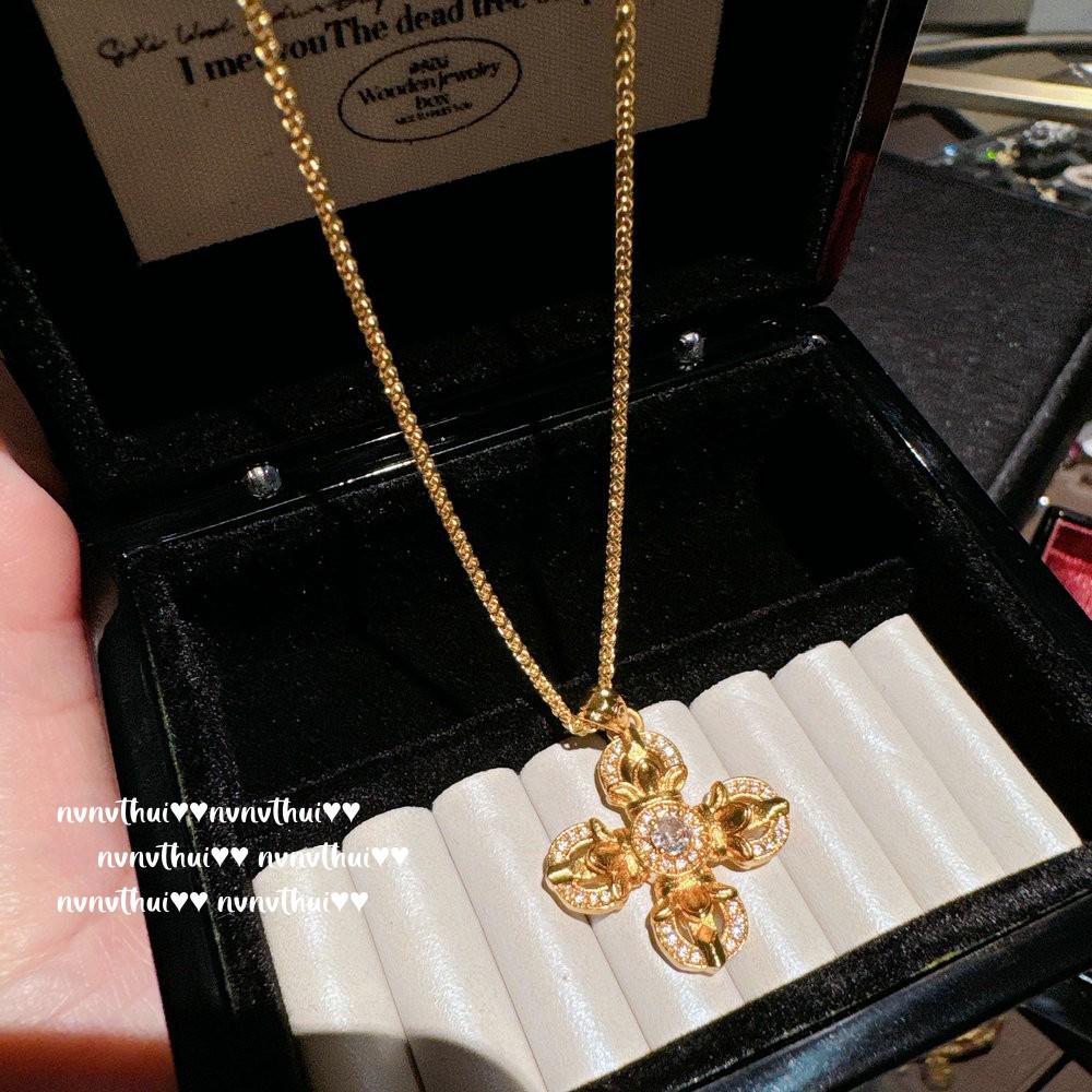 Vintage Italian Zircon Necklace and Nebula Gemstone Bangle Set