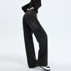Women's High Rise Wide Leg Jeans Loose Fit Casual Washed Straight Denim Pants