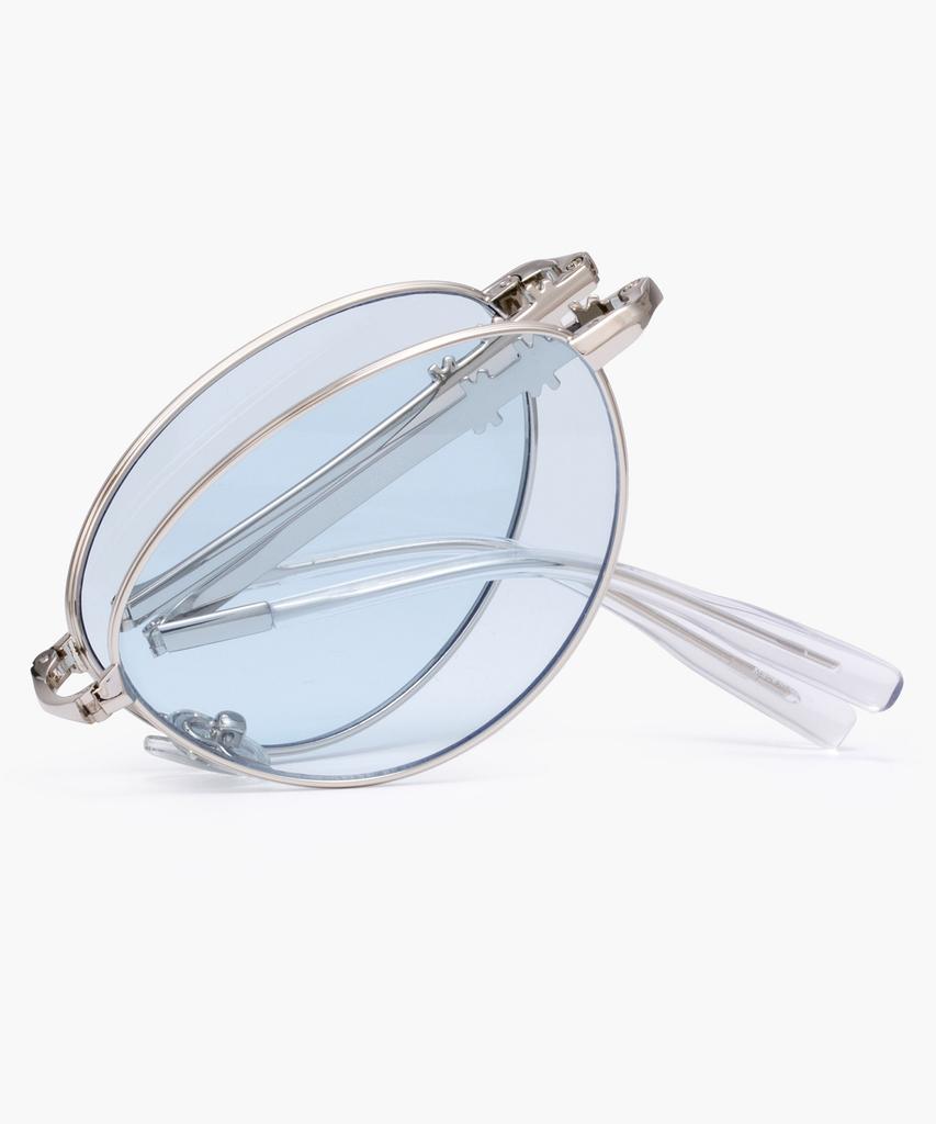Likkeullou Rc Stainless Steel Epoca F Folder Sunglasses Blue