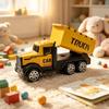 6pcs/set Zinc Zinc Alloy Construction Vehicle Set Diecast Zinc Zinc Alloy Toy Truck Set Excavator Toy  Birthday Gift