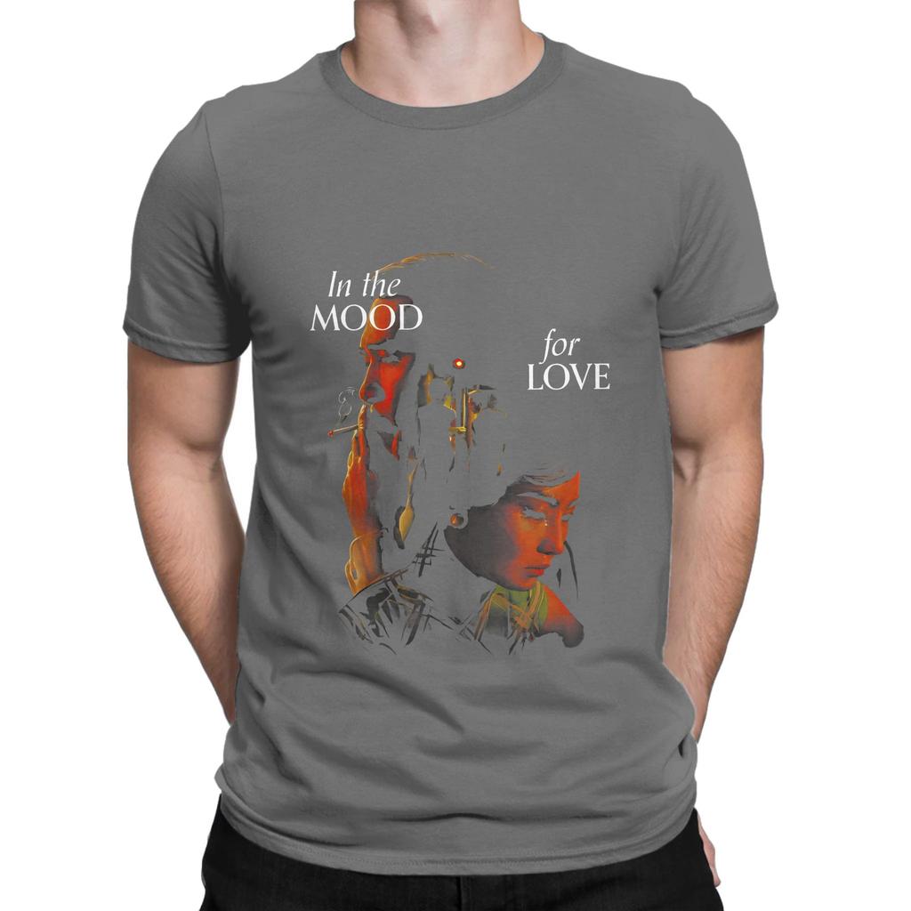 Oversized TShirt Summer Wong Kar Wai Movie Novelty T Shirts 100 Cotton Tee Shirt Y2K Basic Loose Short Sleeve Clothing