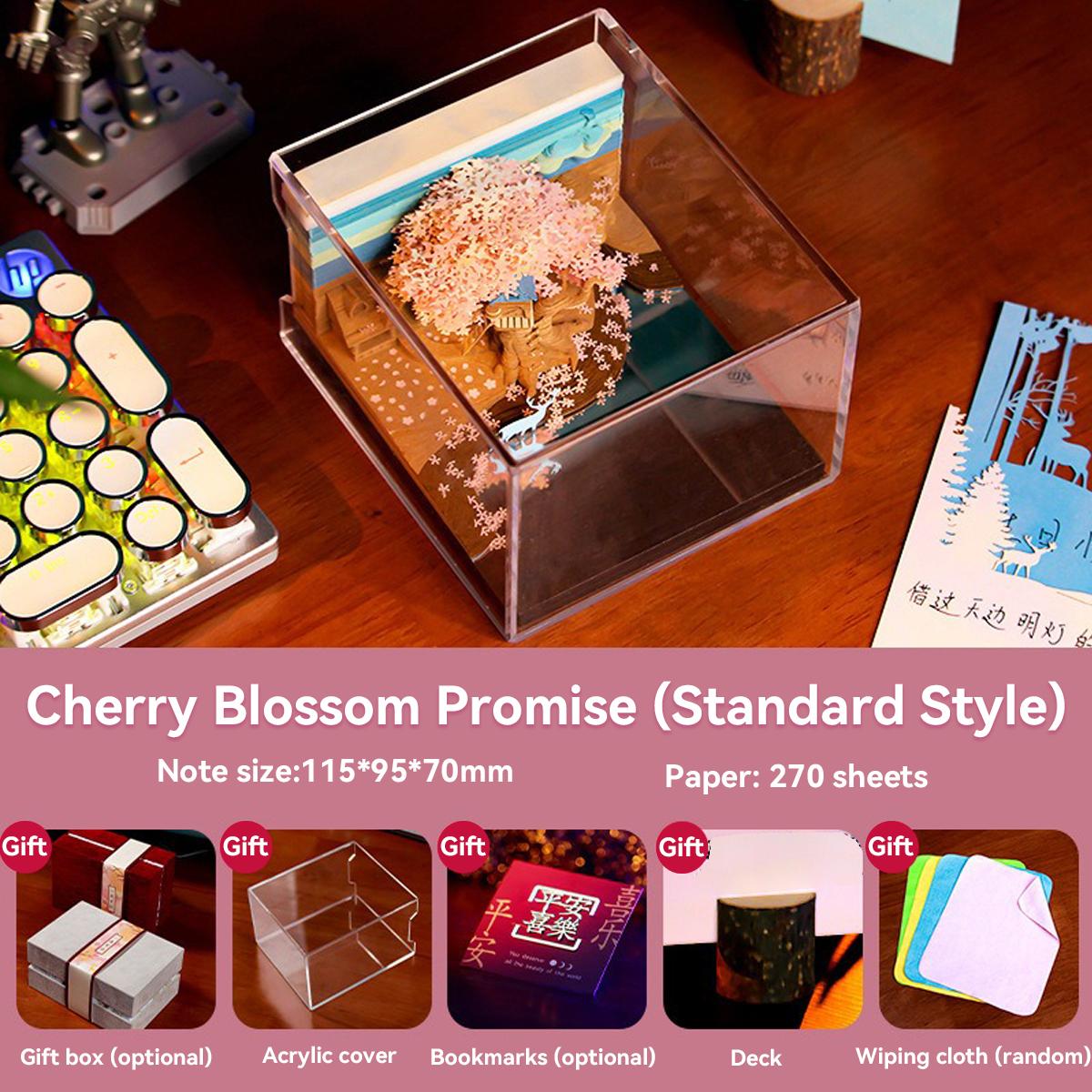 

Кавайный 3D календарь-блокнот 2025 Настольные декоративные произведения искусства для мальчиков и девочек, Праздничные подарки, Товары для дома и офиса