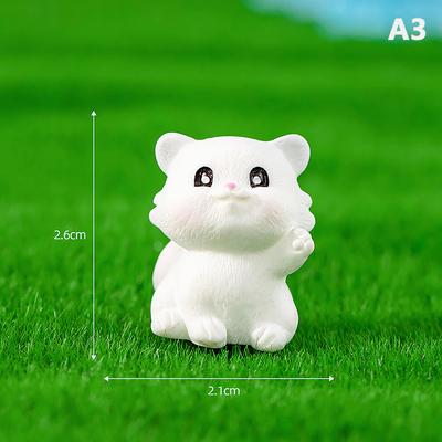 Miniature Animal Figurines Small Cat Resin Crafts House Micro Fairy Garden Diy Accessories  Creative Home Car Decoration