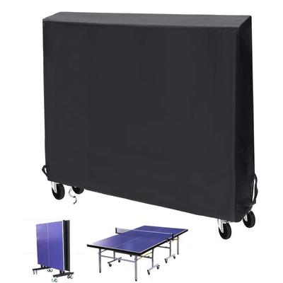 Table Tennis Table Cover Waterproof Ping Pong Table Cover Indoor/Outdoor Dustproof Heavy Duty Polyester 165 X 70 X 185cm