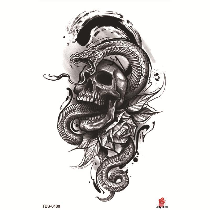 Set mic de tatuaje autocolante totem și simbol impermeabile pentru antebraț