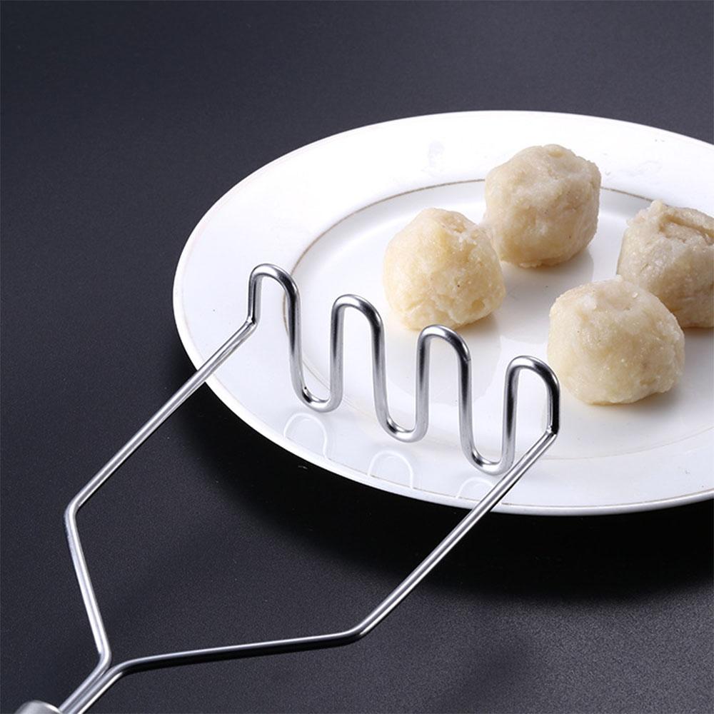 Multifunction Stainless Steel Potato Masher - Vegetable & Fruit Crusher Kitchen Tool