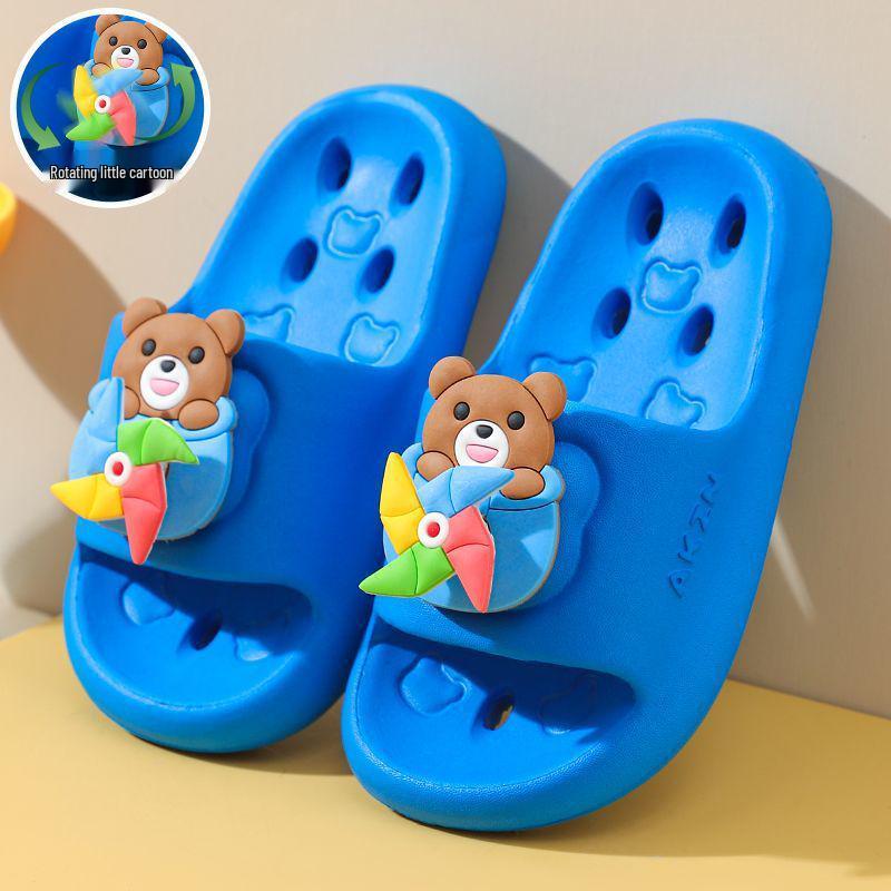Kids' Non-slip Soft Sole Summer Sandals: Boys, Girls, Toddlers - Ideal for Home, Outdoor, Bathroom & Shower with a Breathable Hollow Design.