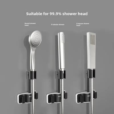 2025 Adjustable Shower Rack Punch-Free Holder Hanging Shower Head Bracket Home Bathroom  Shelves Shower Head Universal Hanger
