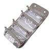 Hanging Roll Up Makeup Bag Water Proof Detachable 4 in 1 Cosmetic Bag Travel Organizer TSA Friendly Gray