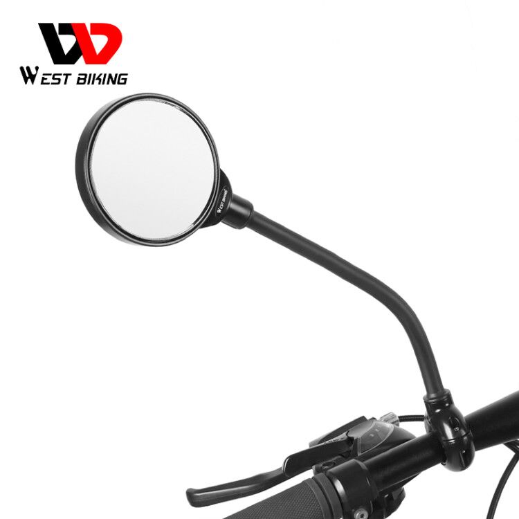 WEST BIKING Cycling Aluminium Frame Tires Mirror Other Bicycle Accessories Cycling Bicicleta Bike Bicycle Rearview Mirror чёрный