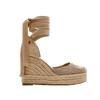 Fashion Weaving Slope and Fisherman Sandals for Women 2025 Summer Retro Cross Strap Thick Bottom Baotou Roman Shoes
