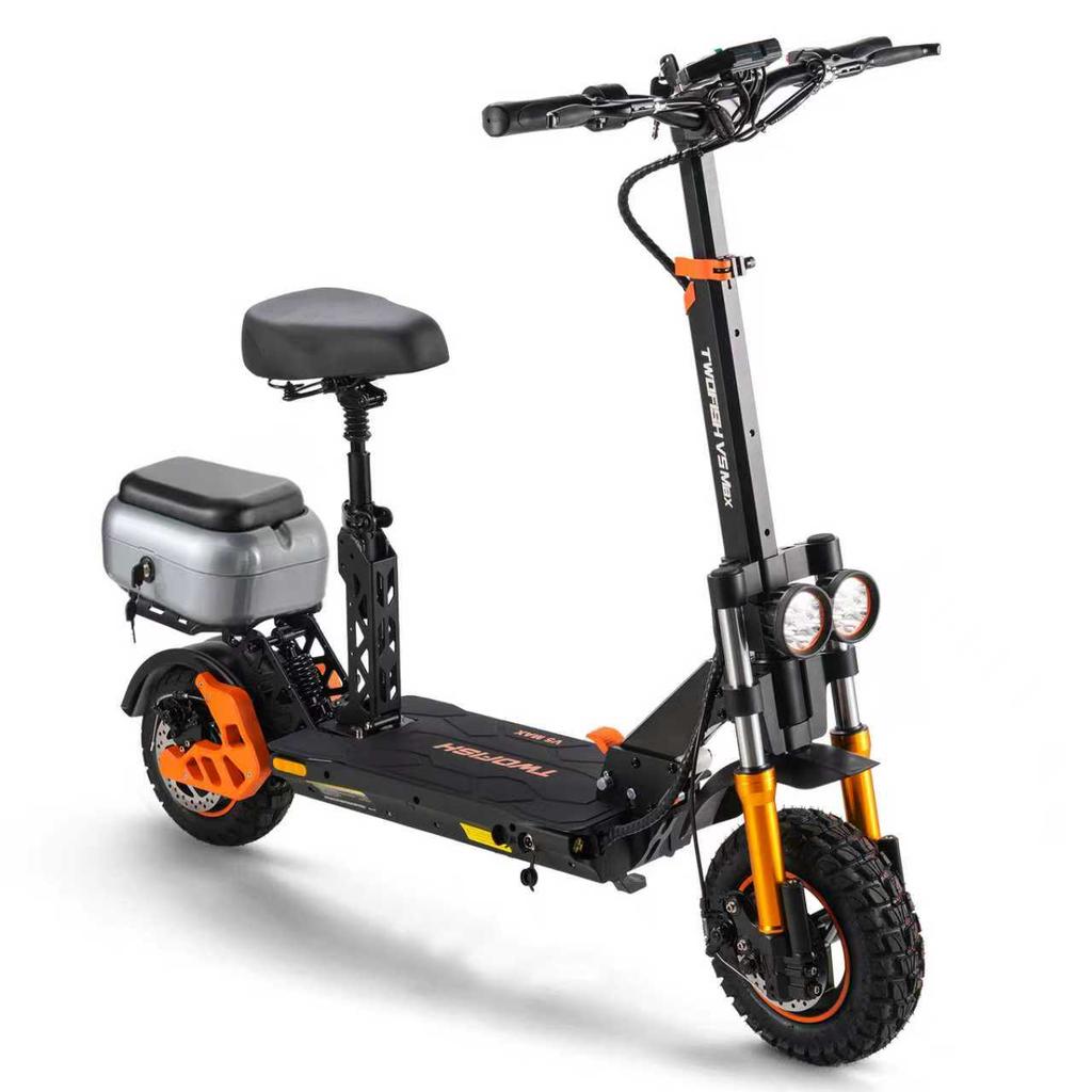 Twofish V5 Max Elektromos Roller 1000W Motor 48V18Ah Akkumulátor 45km/h Max Sebesség 45km Max Hatótáv
