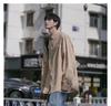 Japanese-Style Boys' White Long-Sleeve Casual Shirt for Spring/Autumn