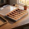 6 Pieces Watch Repair Set Wooden Handle Case Opening Tool Stainless Steel