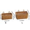 Decorative Woven Storage Basket Space Saving Garden Plant Basket Vegetables Organzier  Kitchen