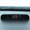 Solar Powered Car Digital Clock, LED LCD Display with Time Date Thermometer, Auto Dashboard Decor