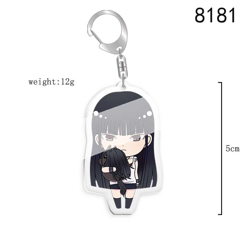 Fruit Basket Anime Acrylic Keychain: Honda Tōru, Kusamochi Kyo, Yūki Murasakigawa, Kurenai Characters.