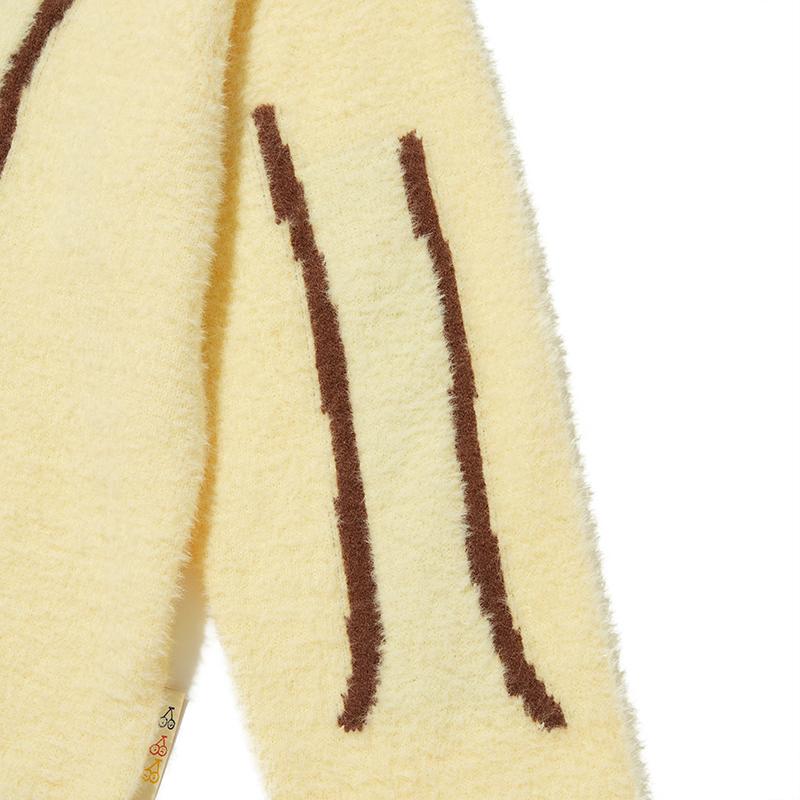 KIRSH X Misaki Kawaii Mohair Knit [Light Yellow]
