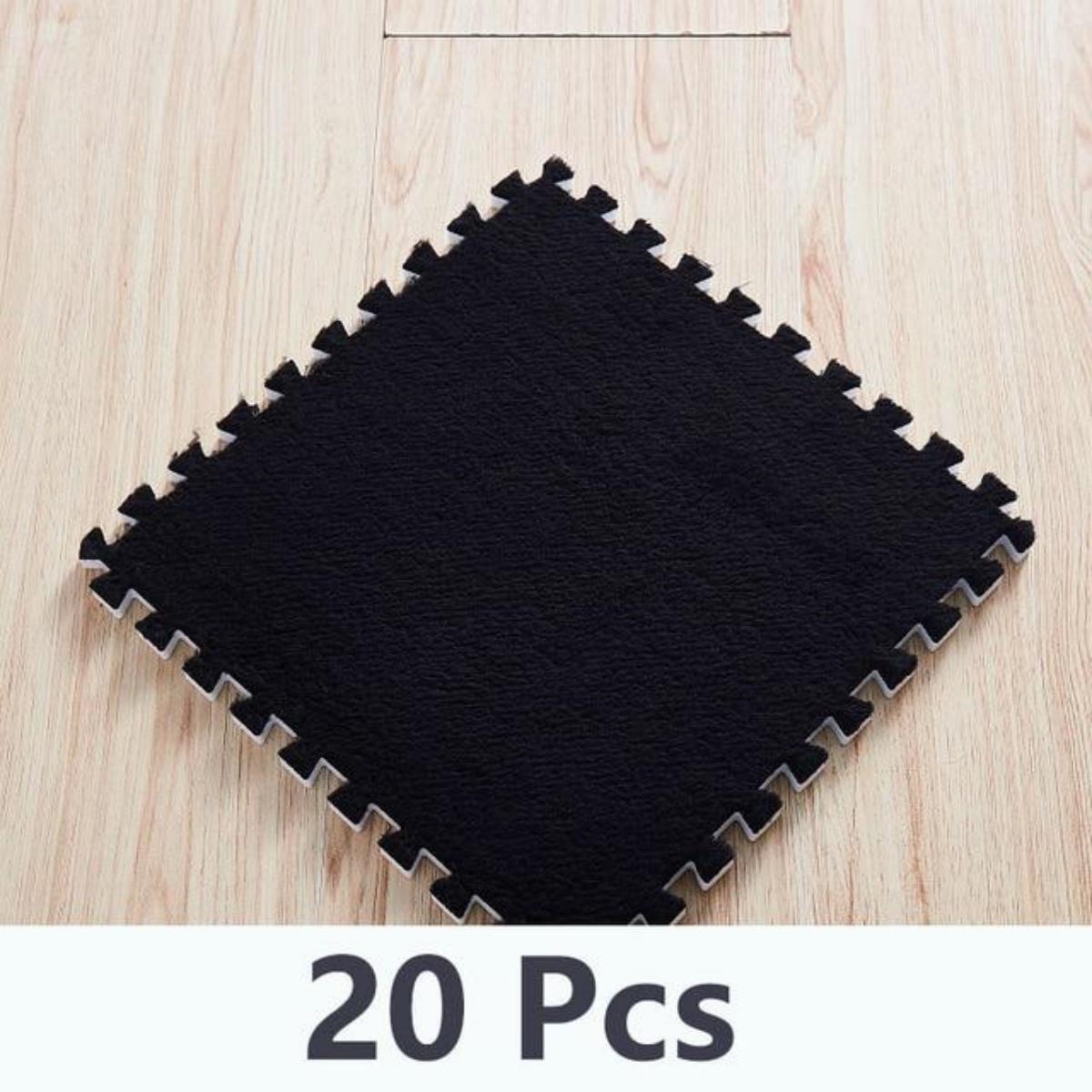 

Мягкие плюшевые детский игровой коврик-головоломка 30х30 см 10/20 шт Other