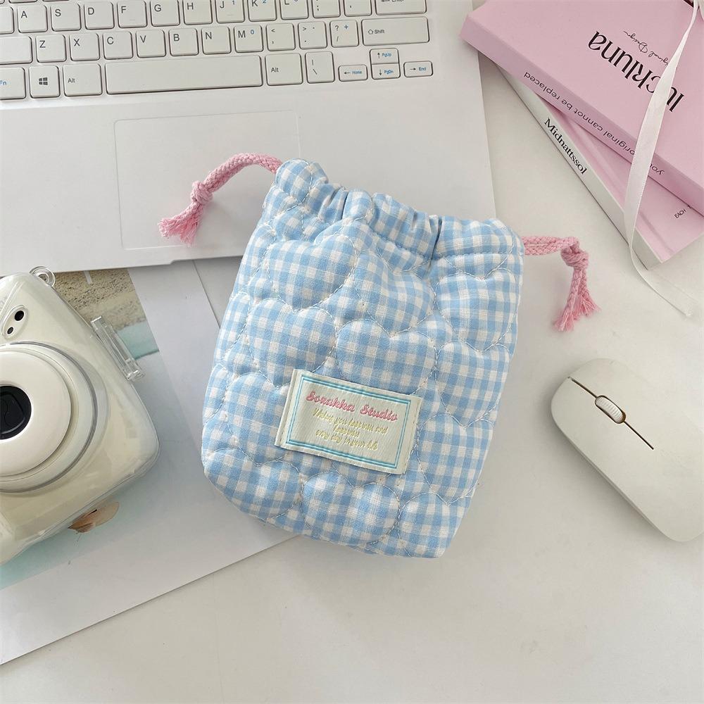 New Anti-scratch Camera Storage Bag Multi-purpose Dustproof Drawstring Wallet Shockproof Makeup Lipstick Storage Bag Travel