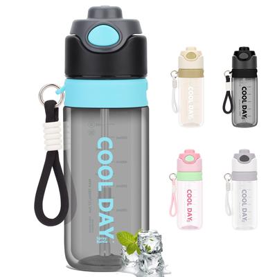 CLICSUN 780ml Water Bottle with Spray Mug and Spray Direct Large Ultra Sports Heatstroke Heat Black Blue Straw, Transparent, Hydration, Drinking,