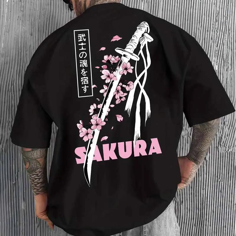 Unisexs Clothing Japanese Samurai Print Tshirts Summer Casual Fashion Harajuku Streetwear Cotton Tops Oneck Short Sleeve Tees