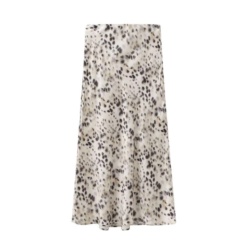 Kaslead New Arrival Women's Clothing Fashion Style Fashion Casual Silk Satin Texture Midi Dress 5427453