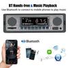1Din MP3 Car Radio Bluetooth Vintage Dual Knob Player Support FM AUX EQ SD Card 12V Multimedia Stereo Head Unit USB TF Player