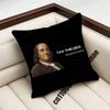 Benjamin Franklin Tax This Dick America USA Throw Pillow Case Sham For xcm xcm Square Car Pillowcase Pad Cushion Cover